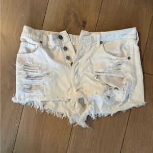 Citizens of Humanity White Jean Shorts - 28